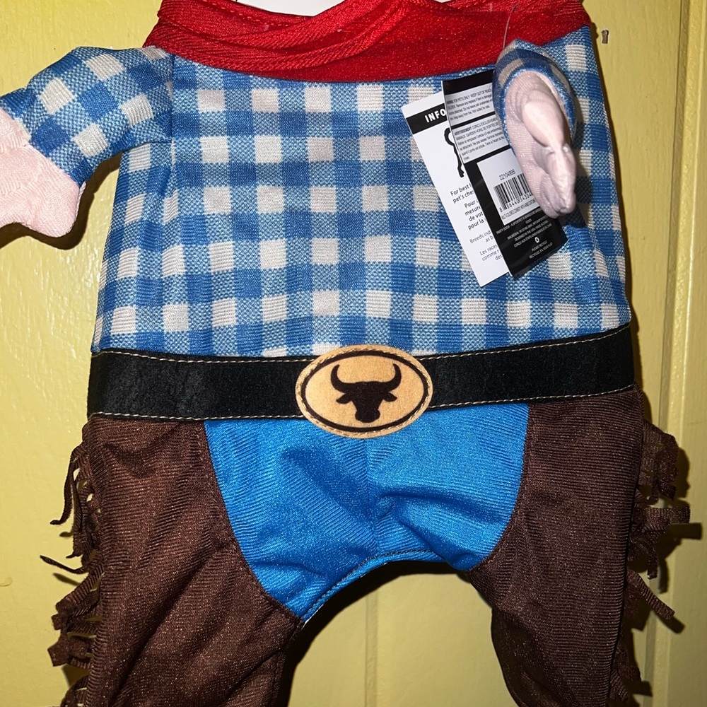 ⭐️NWT Party Dog Walking Western Cowboy Dog/ Cat Halloween Costume M/L - Picture 8 of 12
